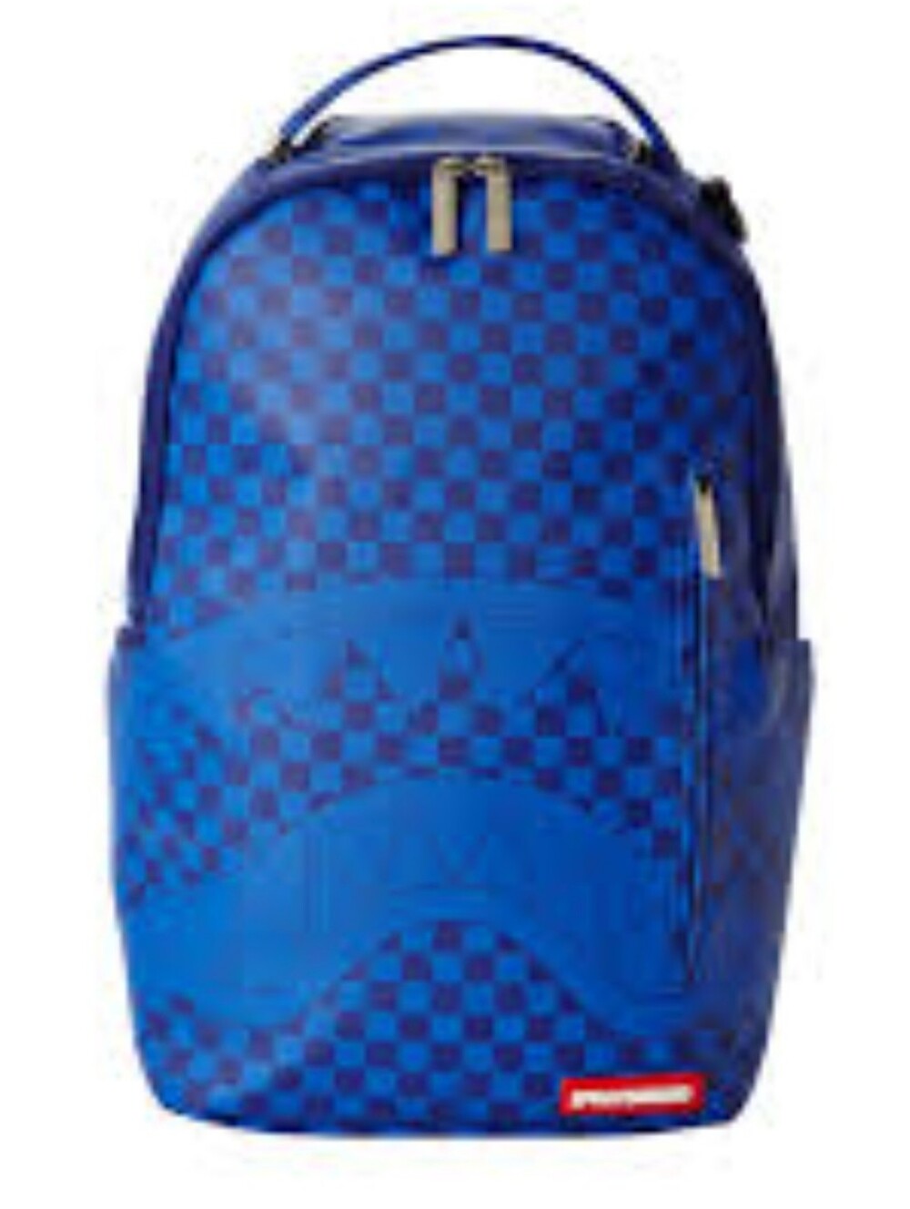Sprayground Royal Blue Checker Shark Backpack
